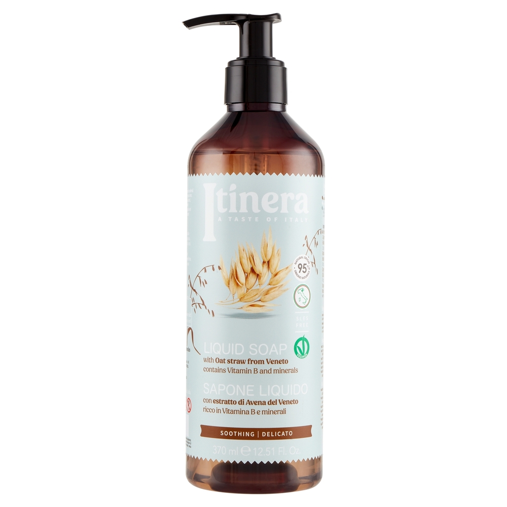 Itinera Sapone Liquido con estratto di Avena del Veneto Delicato 370 ml